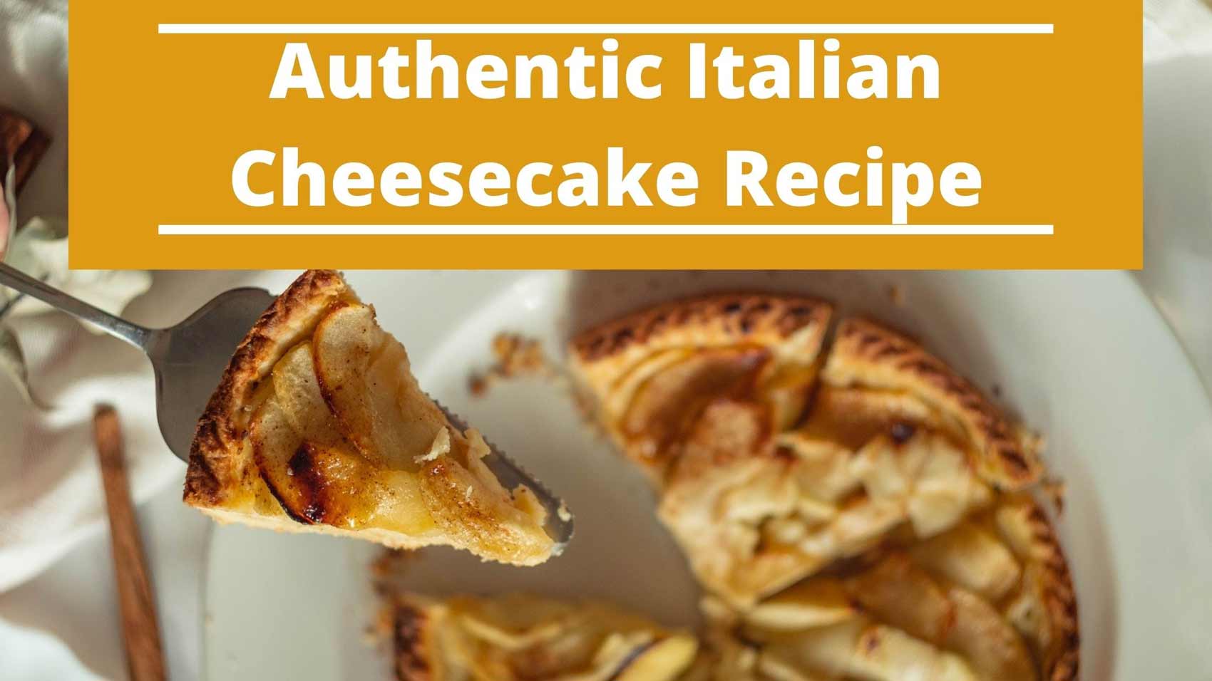 authentic italian cheesecake recipe